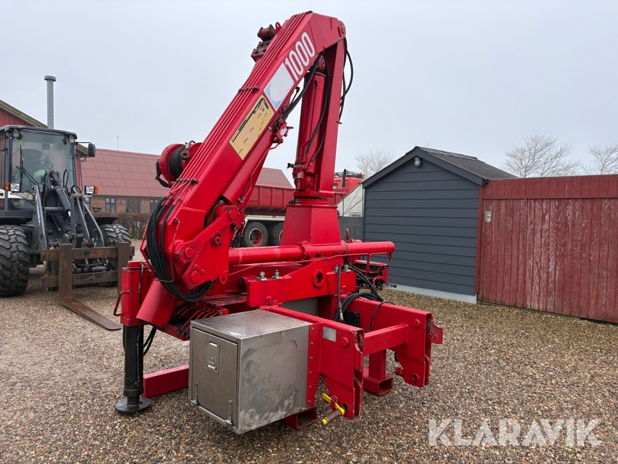 Kran HMF 1000K2 med spil