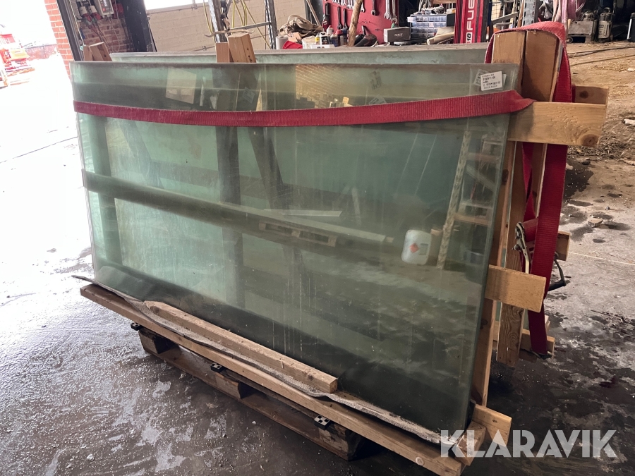 Hærdet glas klar 1975 x 1087 millimeter 14 styk