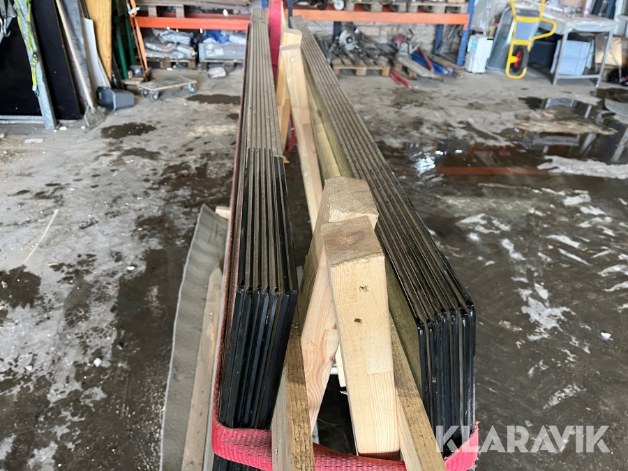 Hærdet glas klar 1975 x 1087 millimeter 14 styk