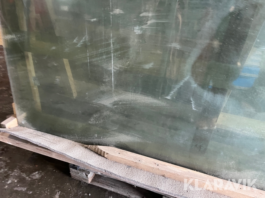Hærdet glas klar 1975 x 1087 millimeter 14 styk