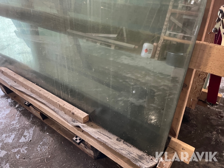 Hærdet glas klar 1975 x 1087 millimeter 14 styk