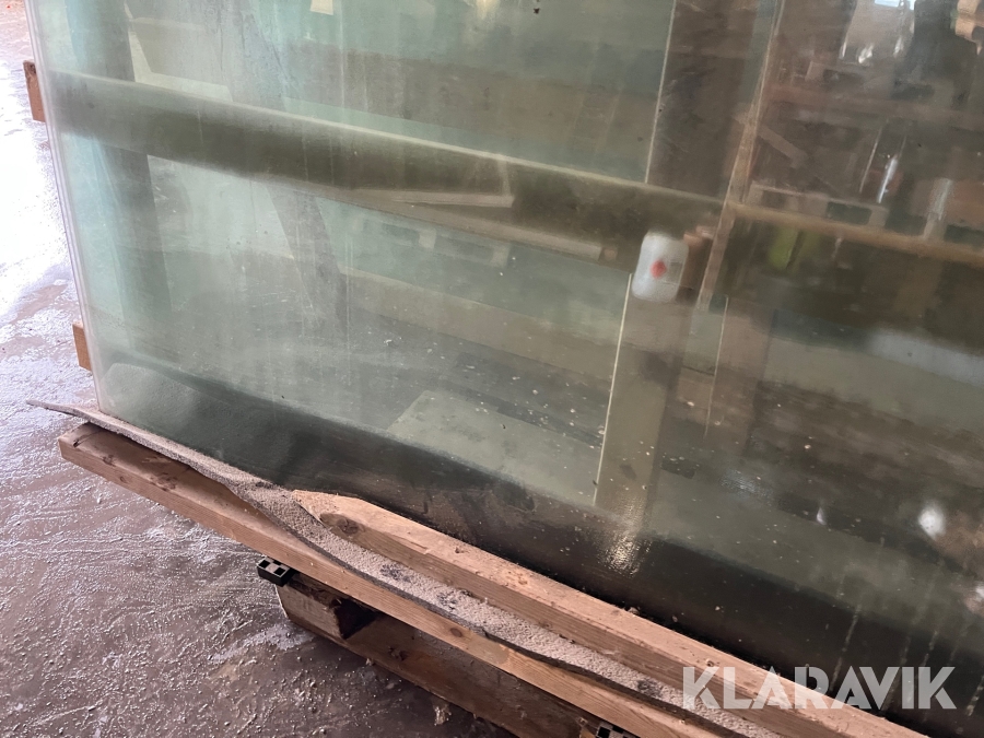 Hærdet glas klar 1975 x 1087 millimeter 14 styk