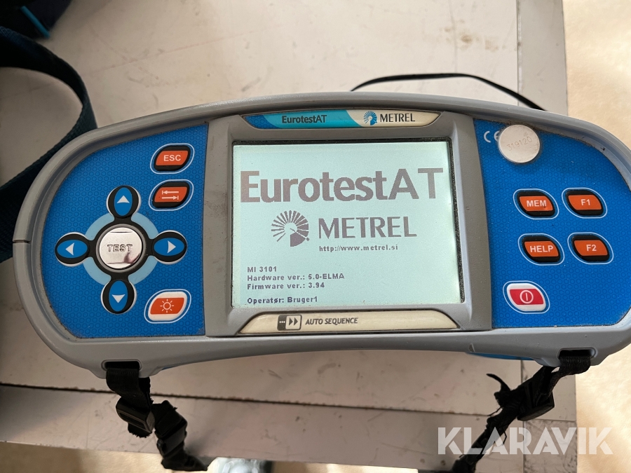 Instalationstestere Metrel Eurotest AT