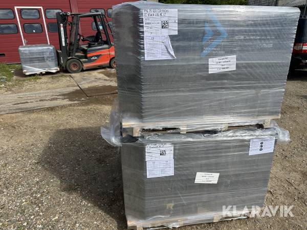 Bølgeplader Euronit 702 HJ/HU Sort - 300 styks