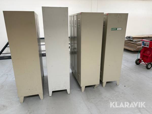 Omklædningsskabe 4 styk