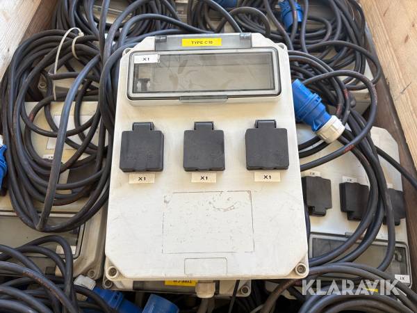 Standtavle CEE16-1P-6A 6styk