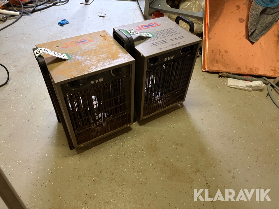 Varmeblæser JO-EL 821005 2 styk