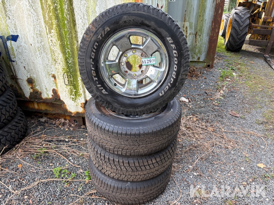 Dæk med fælge BFGoodrich All-Terrain T/A - 4 styk