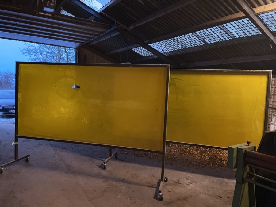 2 stk Svejse afskærmning