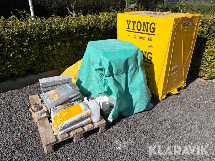 Byggematerialer Yutong blandet lot