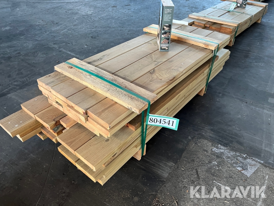 Træpakke Arki Kit 0119 solbænk 5 sæt