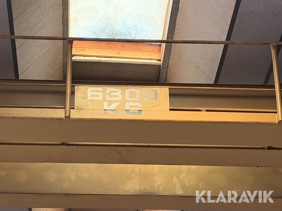 Traverskran Kone 6,3 ton