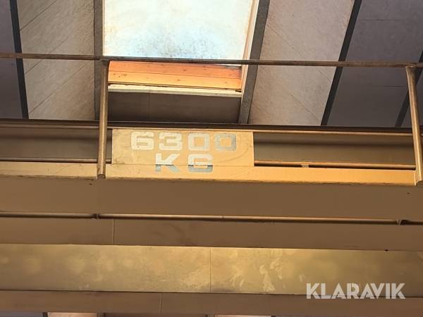 Traverskran Kone 6,3 ton