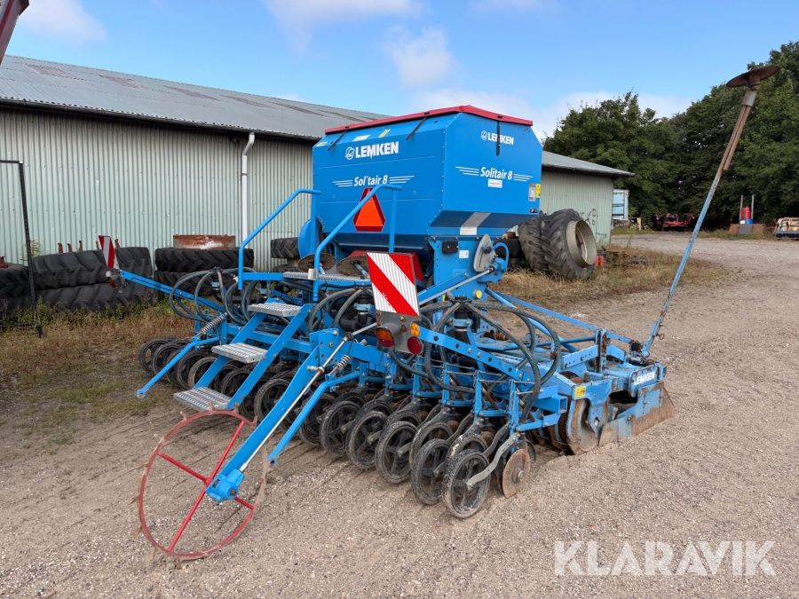 Såmaskine Lemken Solitair med Zirkon, Quarz 7, pakkervalse og såbedsharve