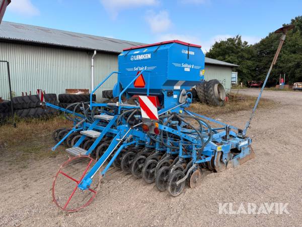 Såmaskine Lemken Solitair med Zirkon, Quarz 7, pakkervalse og såbedsharve