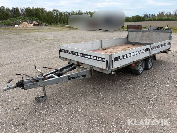Tiptrailer Brenderup 3000kg