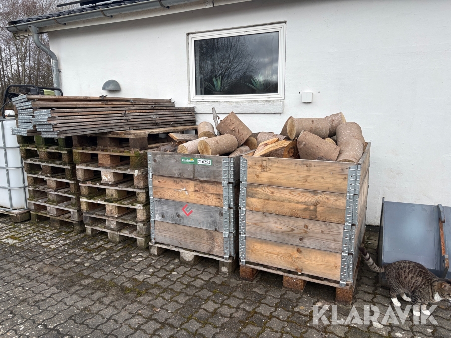 Brænde og paller egetræ og bøgetræ