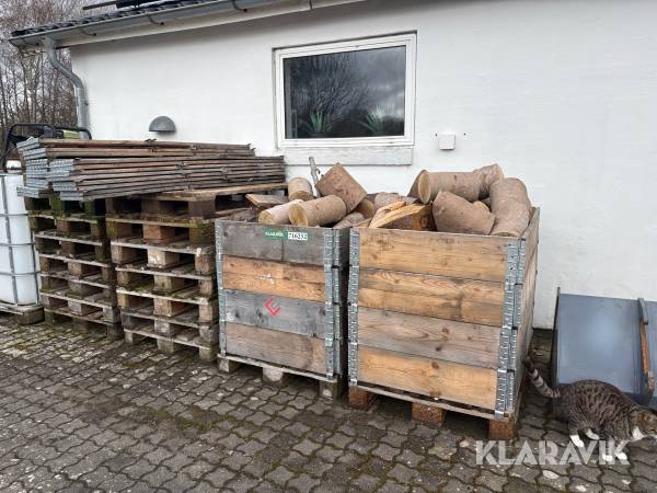 Brænde og paller egetræ og bøgetræ