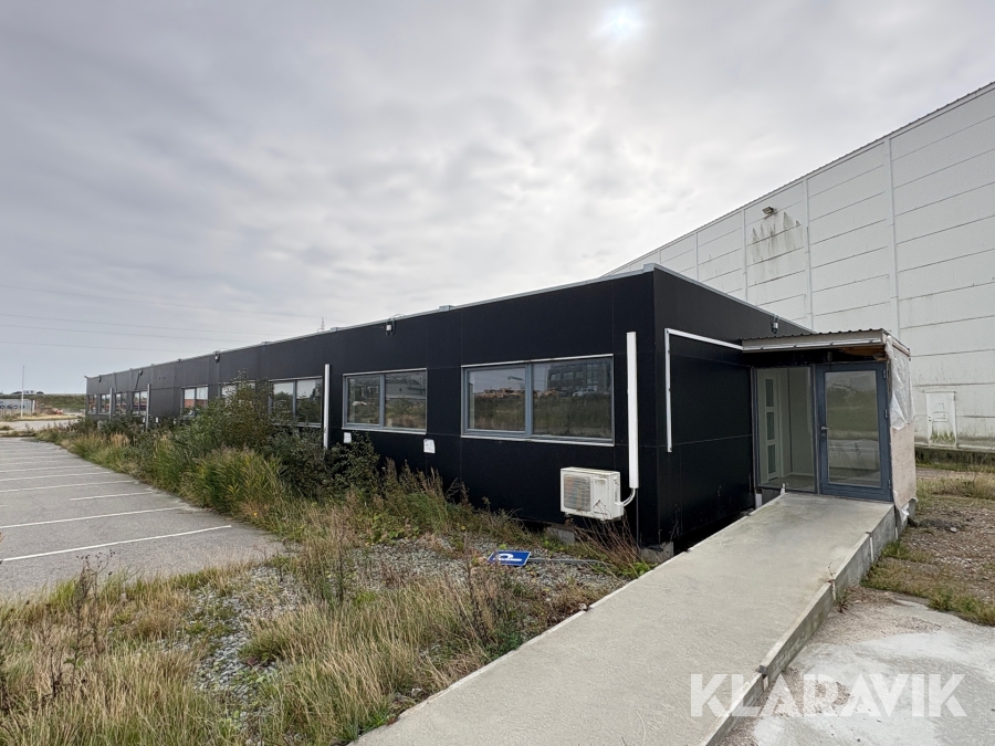 Pavillonbygning 40 x 10 meter, 10 pavilloner a 10 x 4 meter