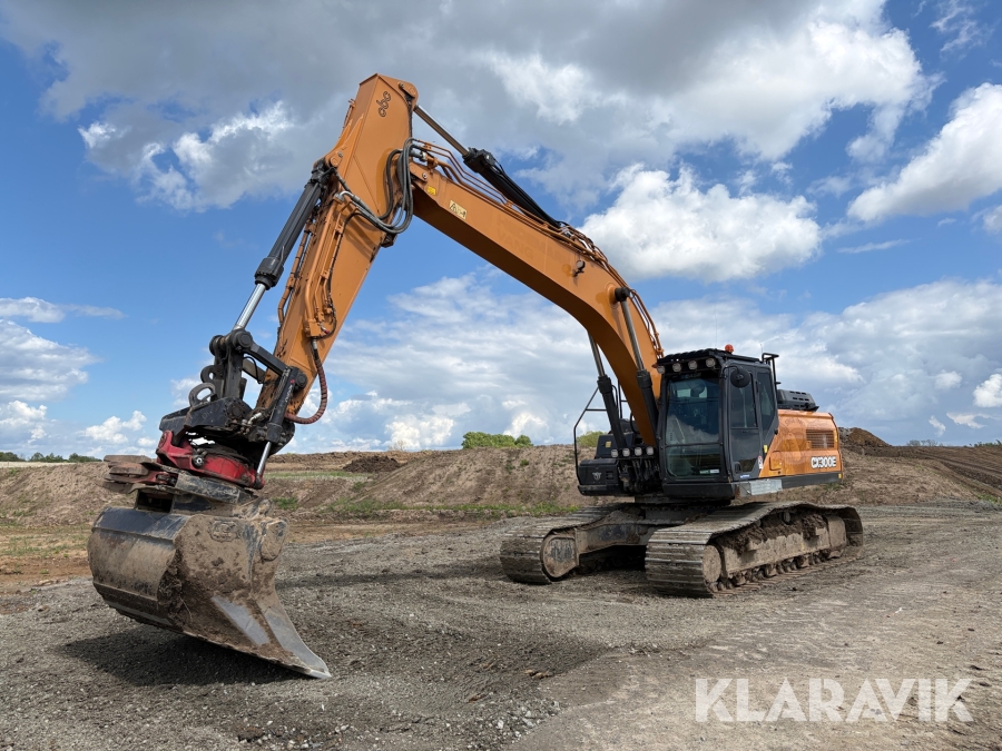 Gravemaskine Case CX300E med 5 skovle