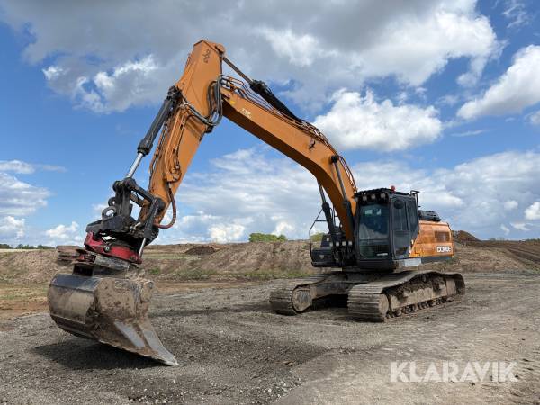 Gravemaskine Case CX300E med 5 skovle