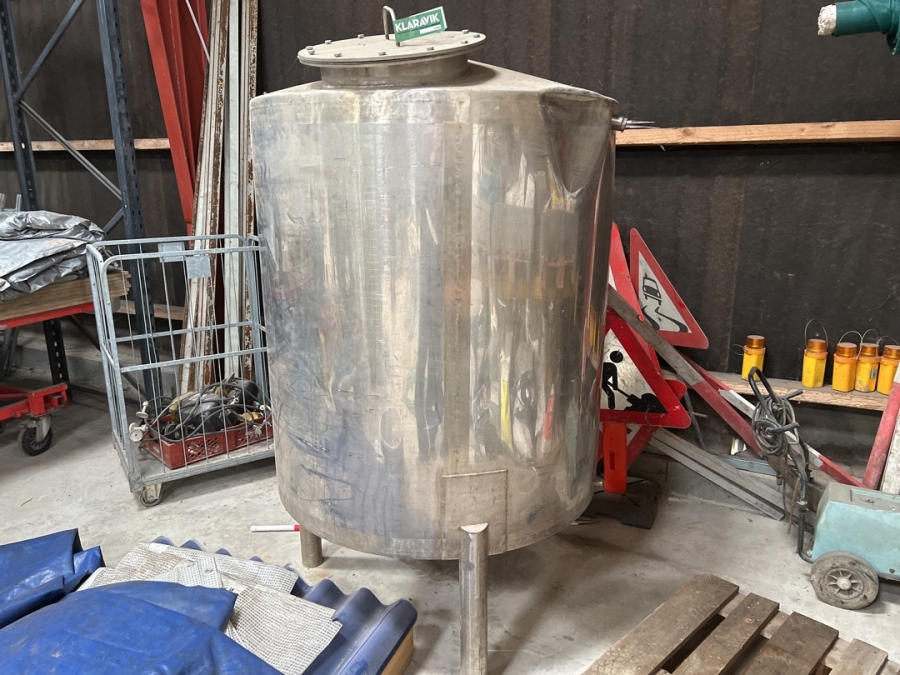 Rustfri stål tank