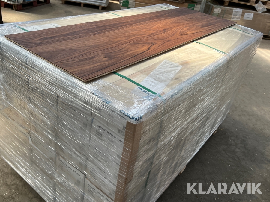 Trægulv Moland Molaloc valnød 14 mm - 115,6 m2