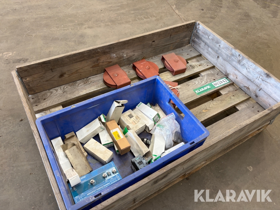 Elektronik og påsvejsnings trisser. blandet lot