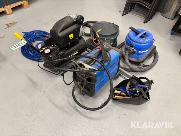 Støvsugere, svejser og kompressor - 4 dele