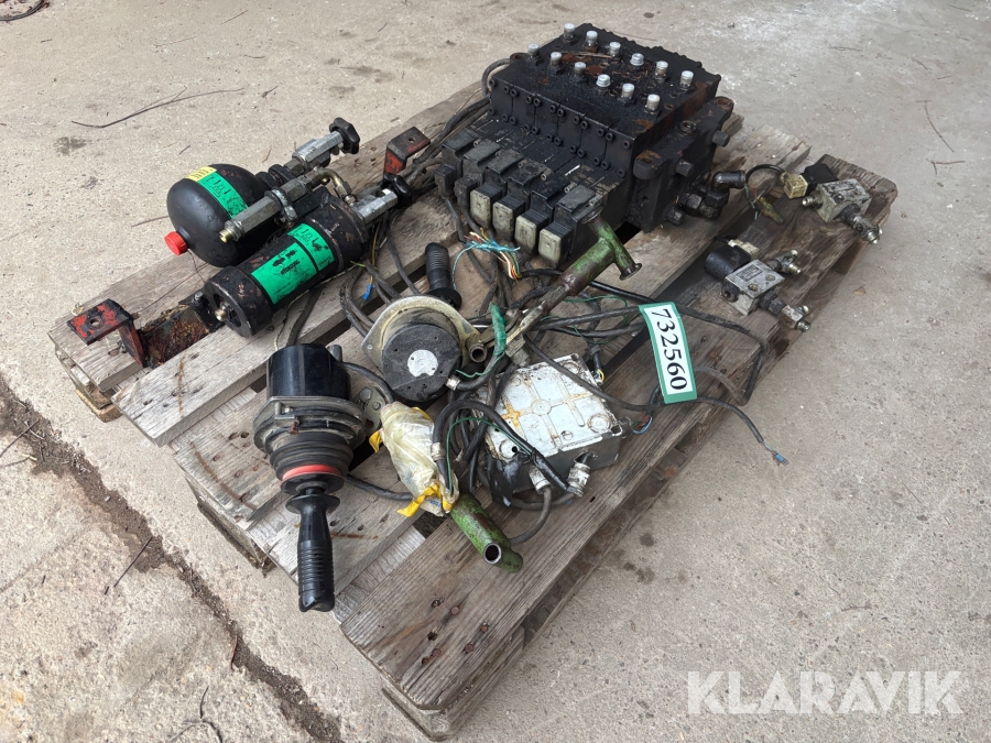 Hydraulikblok Danfoss 6x2 +2 med 2 joystick