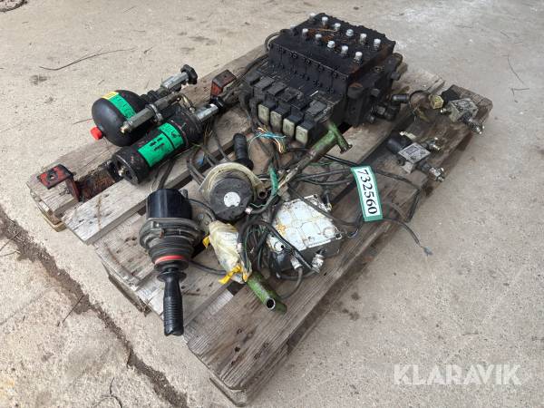Hydraulikblok Danfoss 6x2 +2 med 2 joystick