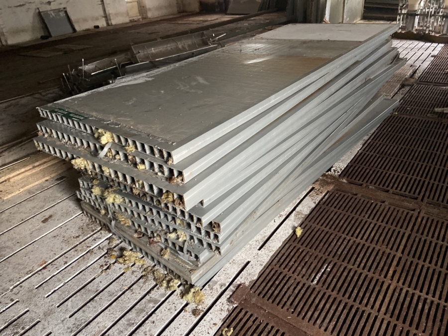 14 stk Plastik plader