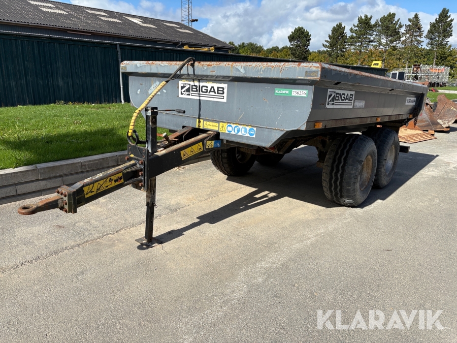 Dumpervogn/tipvogn Bigab BT-8