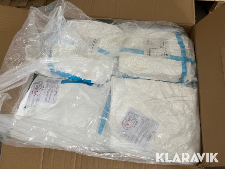 Heldragter 1 Palle Baiha Protective en Palle 10 kasser i alt 500styk str XXL