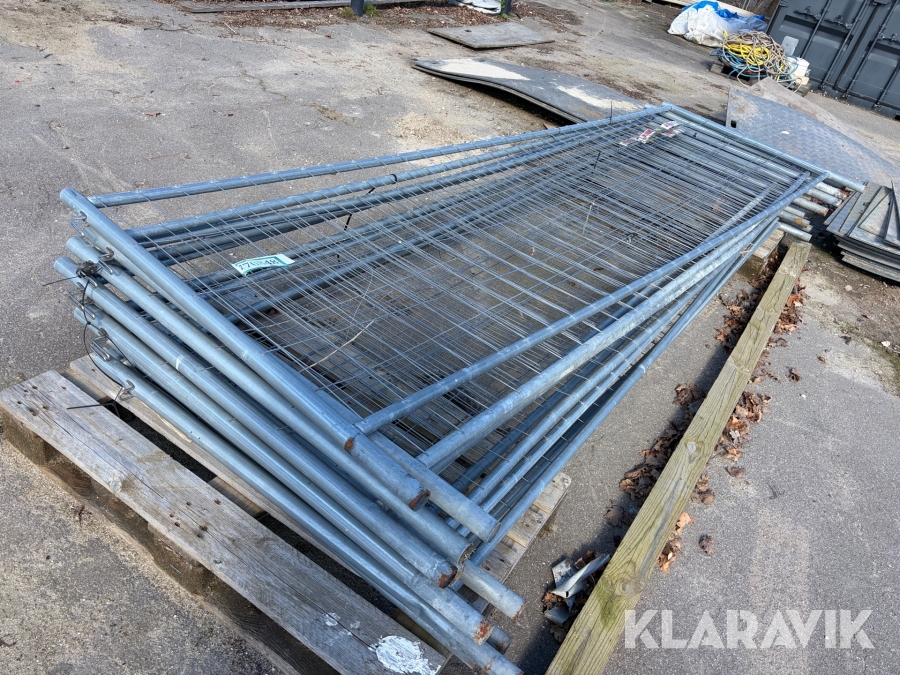 Byggeplads hegn 11 stykker