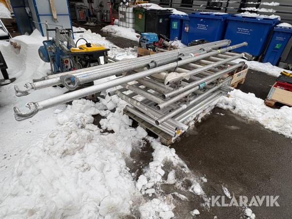 Assorterede stilladsdele - 1 palle