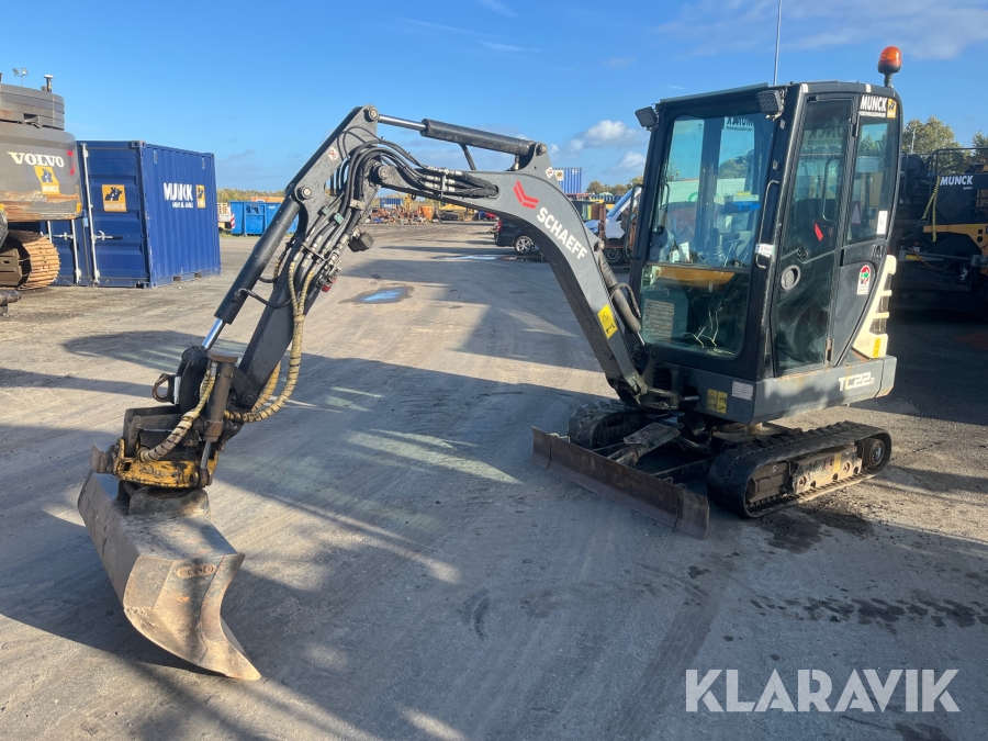Gravemaskine Schaeff TC22 med Rotortilt