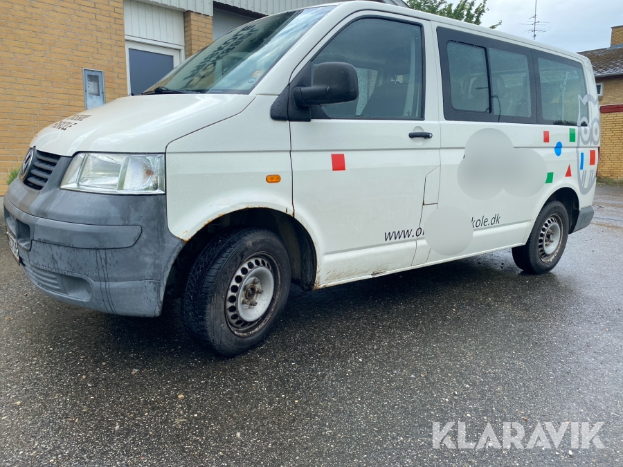 Personbil 8 personer + fører  VW Transporter kombi TDI