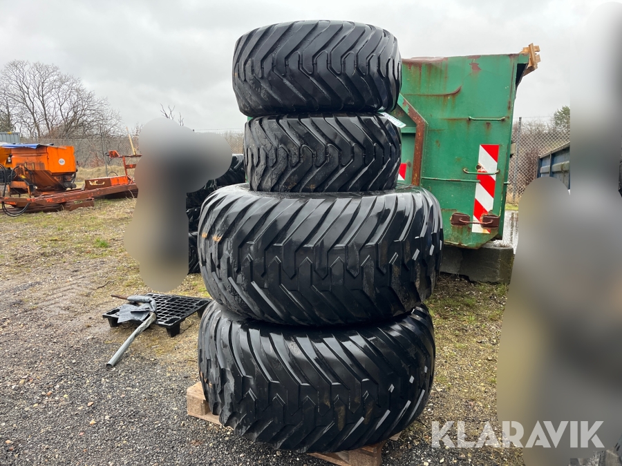 Græsdæk med fælge 4 styk - fra New Holland TNF