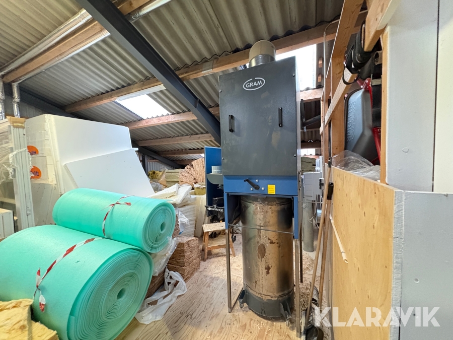 Spånsuge anlæg Gram FRS 15/72/MAN