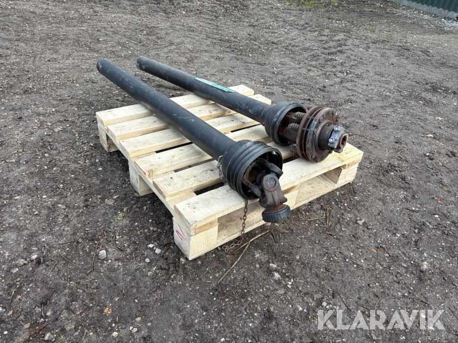 Komplet PTO-aksel med springkobling 1 styk