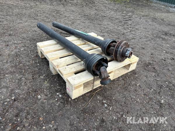 Komplet PTO-aksel med springkobling 1 styk