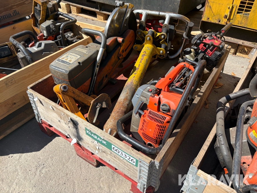 Lot Svingstopper, Kapsav, Skinneskruemaskine, Skinneboremaskine ,