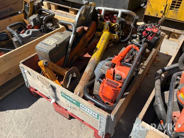 Lot Svingstopper, Kapsav, Skinneskruemaskine, Skinneboremaskine ,