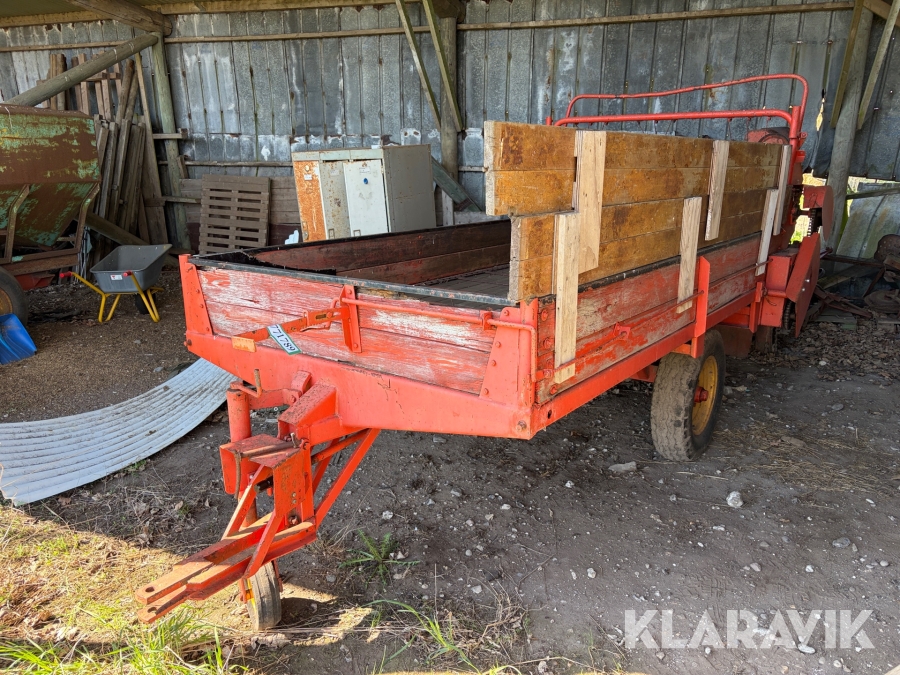 Aflæsservogn Roland Med møgspreder, aflæsser og sideaflæsser