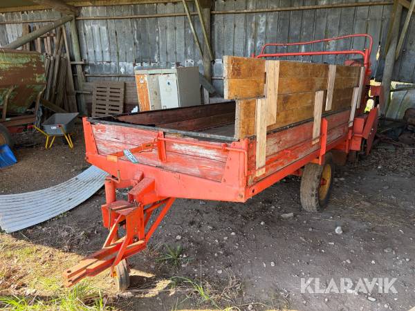 Aflæsservogn Roland Med møgspreder, aflæsser og sideaflæsser