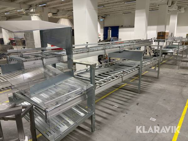 Rullebånd Inter System IRFS 50 i 2 niveauer med fremføring
