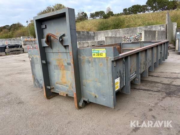 Container 10 m³ med kroghejs