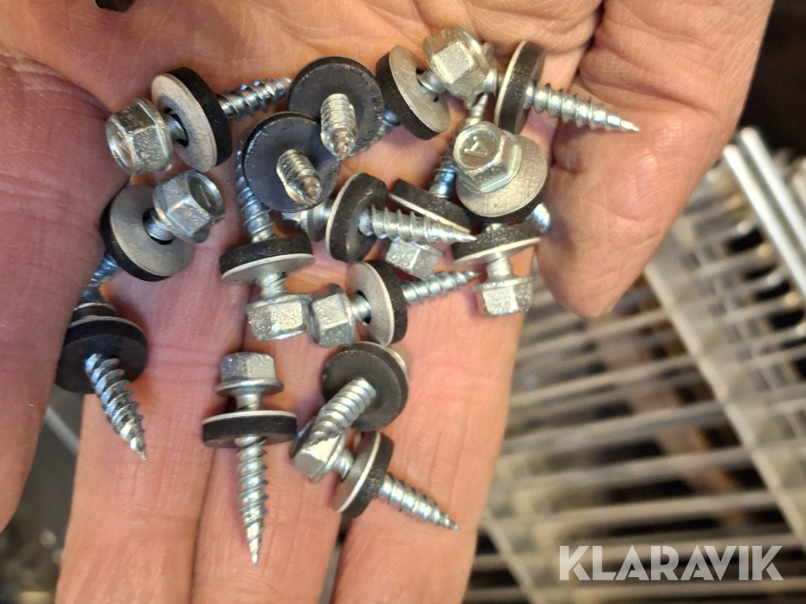 Tagskruer til stålplader ca 100.000 styk