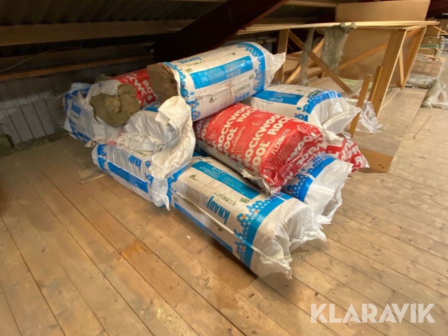 Isolering Knauf/rockwool parti 